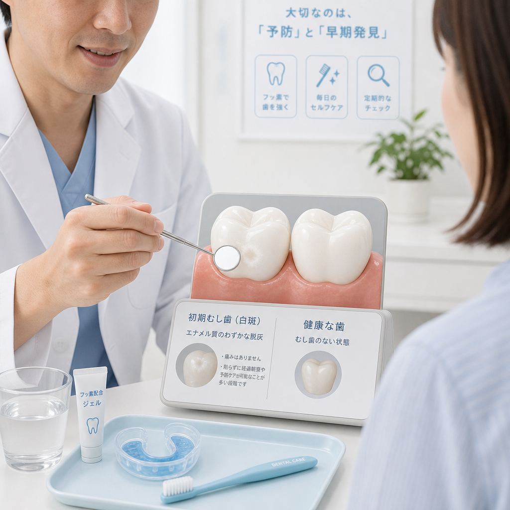 初期虫歯の治療で歯を削らず守る判断基準