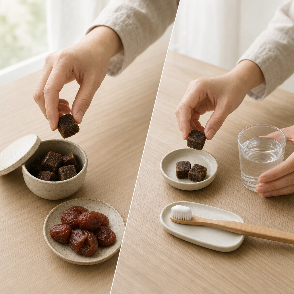 黒糖で虫歯を防ぐために見直す食べ方