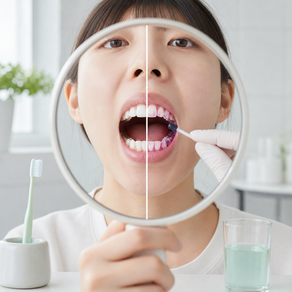 歯垢染め出しで磨き残しを見つける実践法